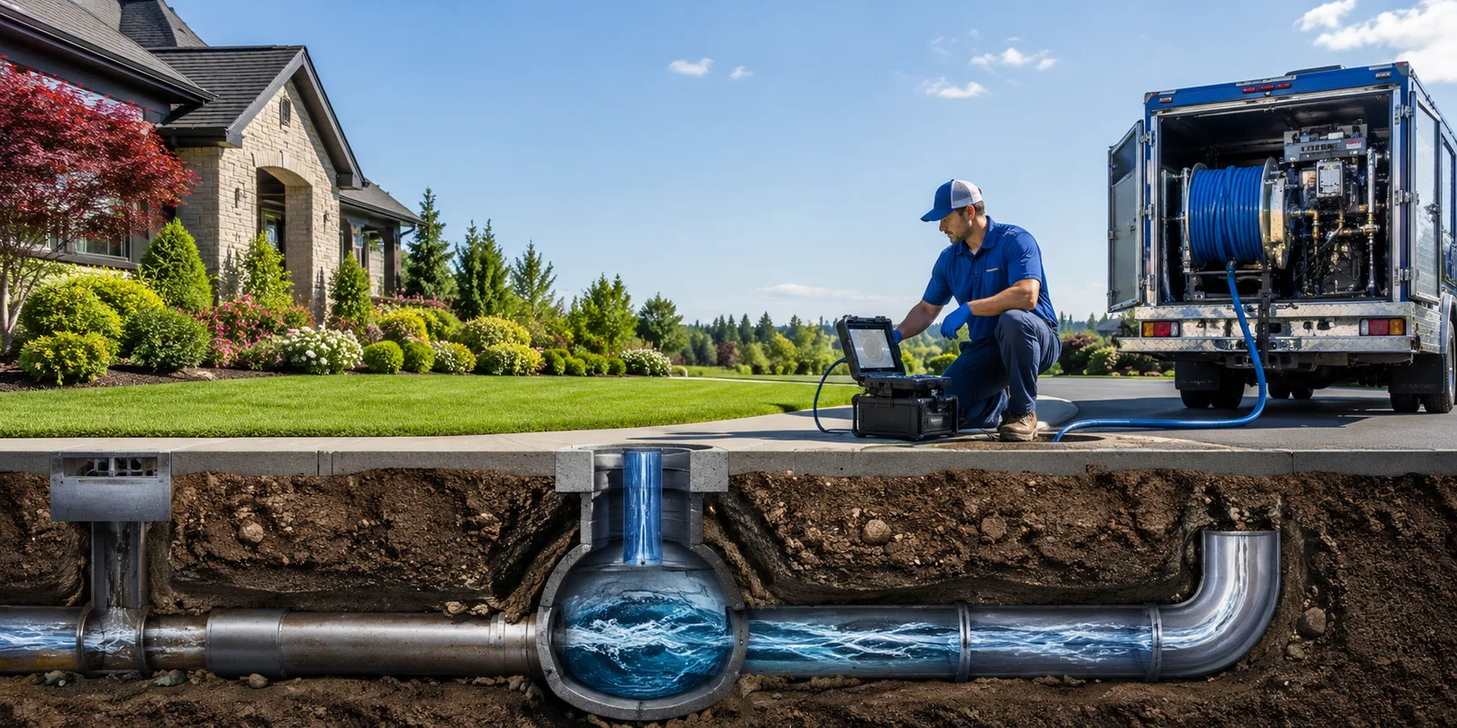 Drainage restoration information for Lackey, KY